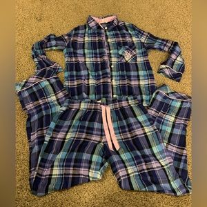 Victoria secret flannel pajamas set